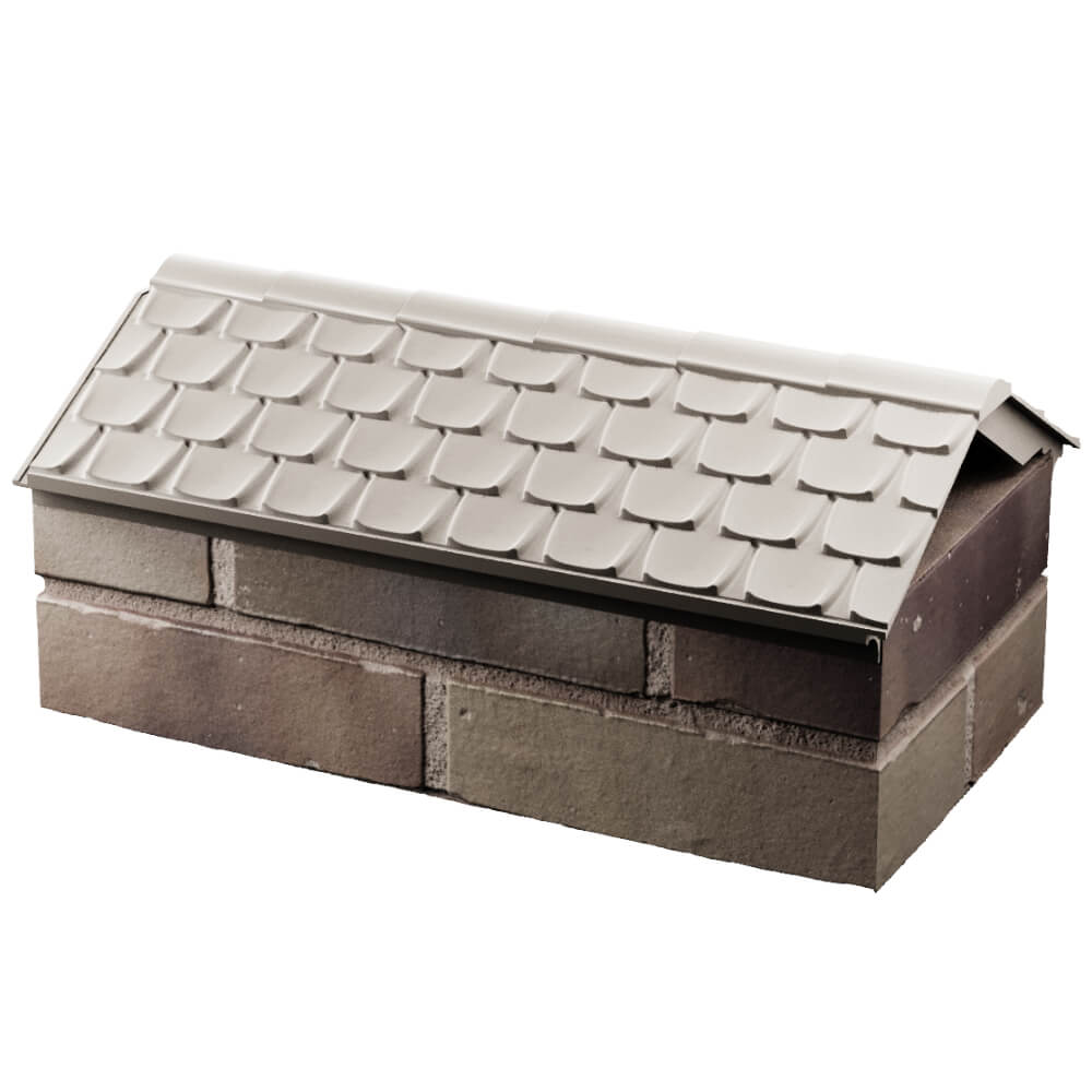 Парапет Zking Эльбрус Бежевый с посадкой на 1 кирпич (255мм) в Саранске фото