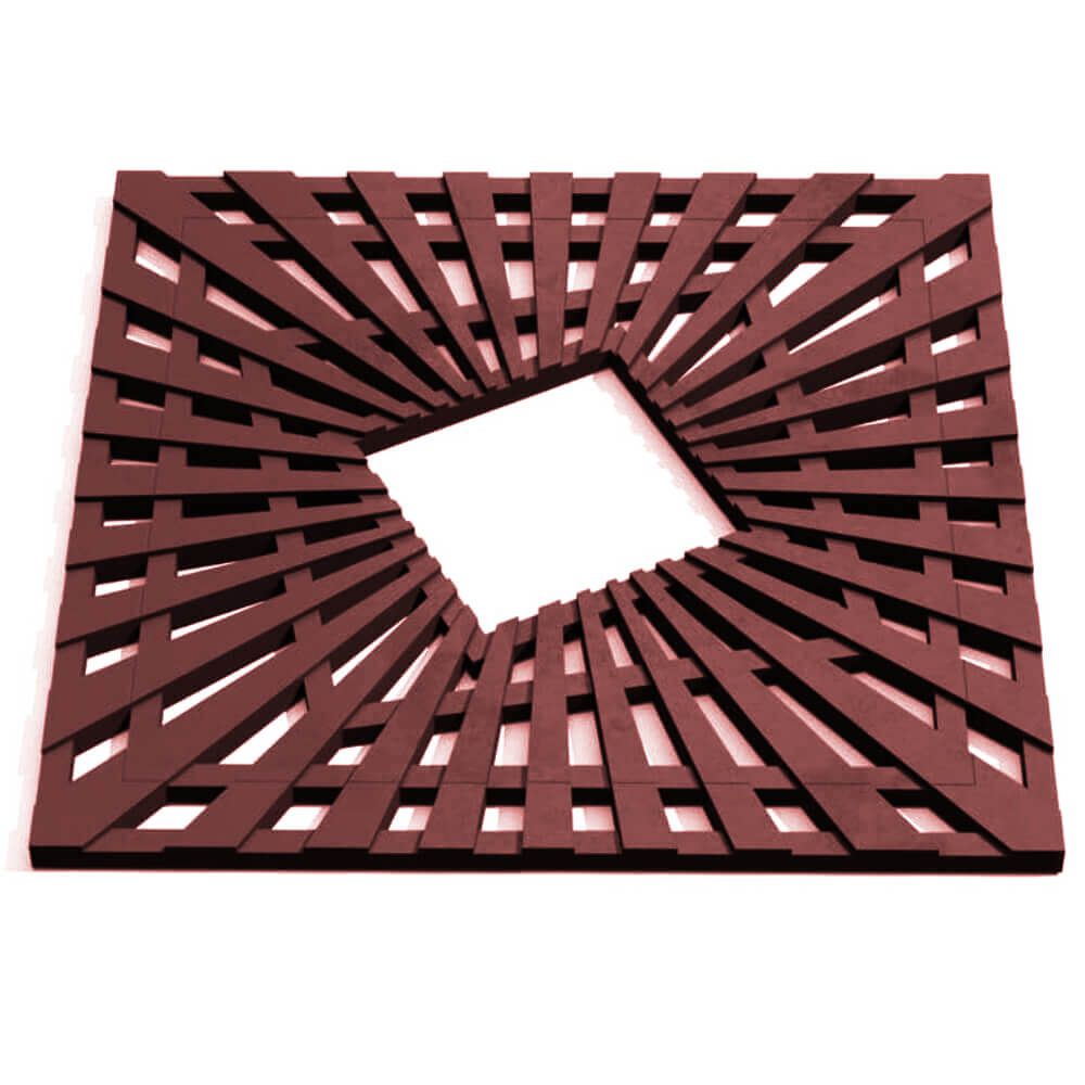 Приствольная решетка для дерева ZKING ATMOSPHERE 1.2х1.2м Коричневая Саранск фото