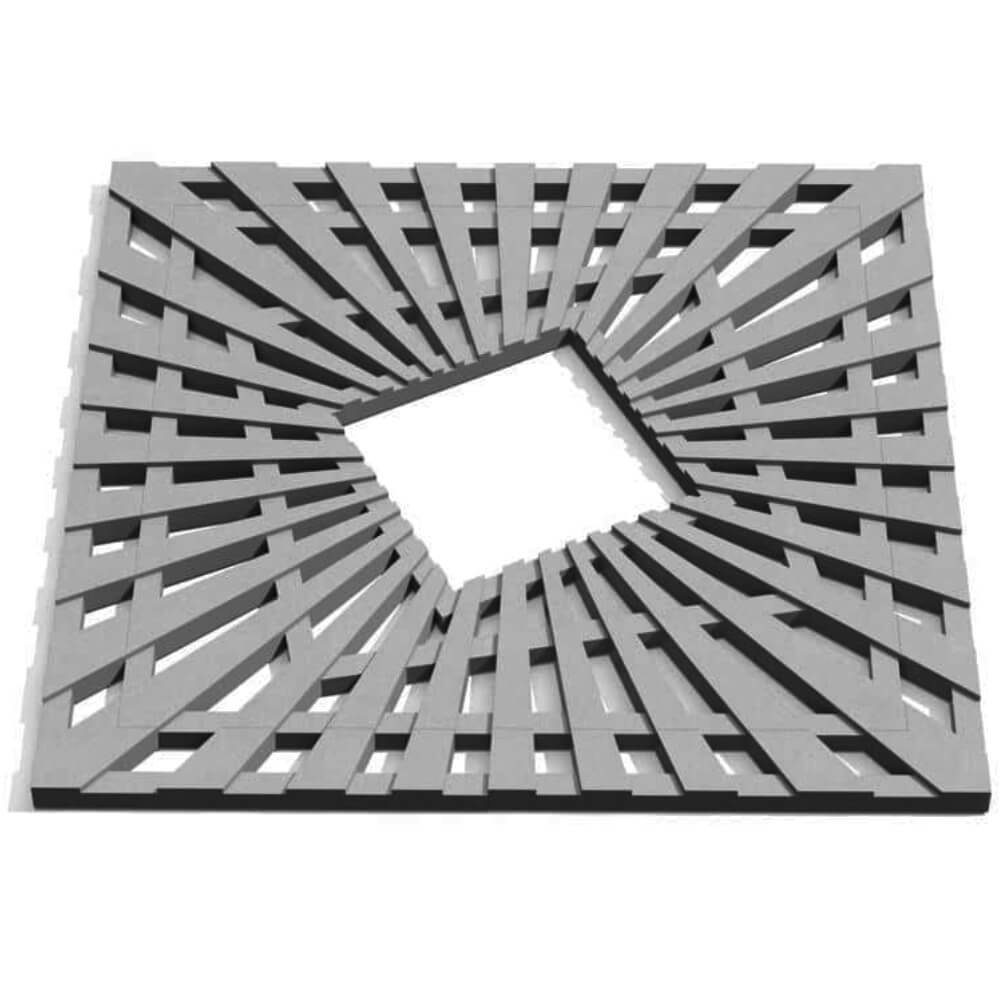 Приствольная решетка для дерева ZKING ATMOSPHERE 1.2х1.2м Серая Саранск фото