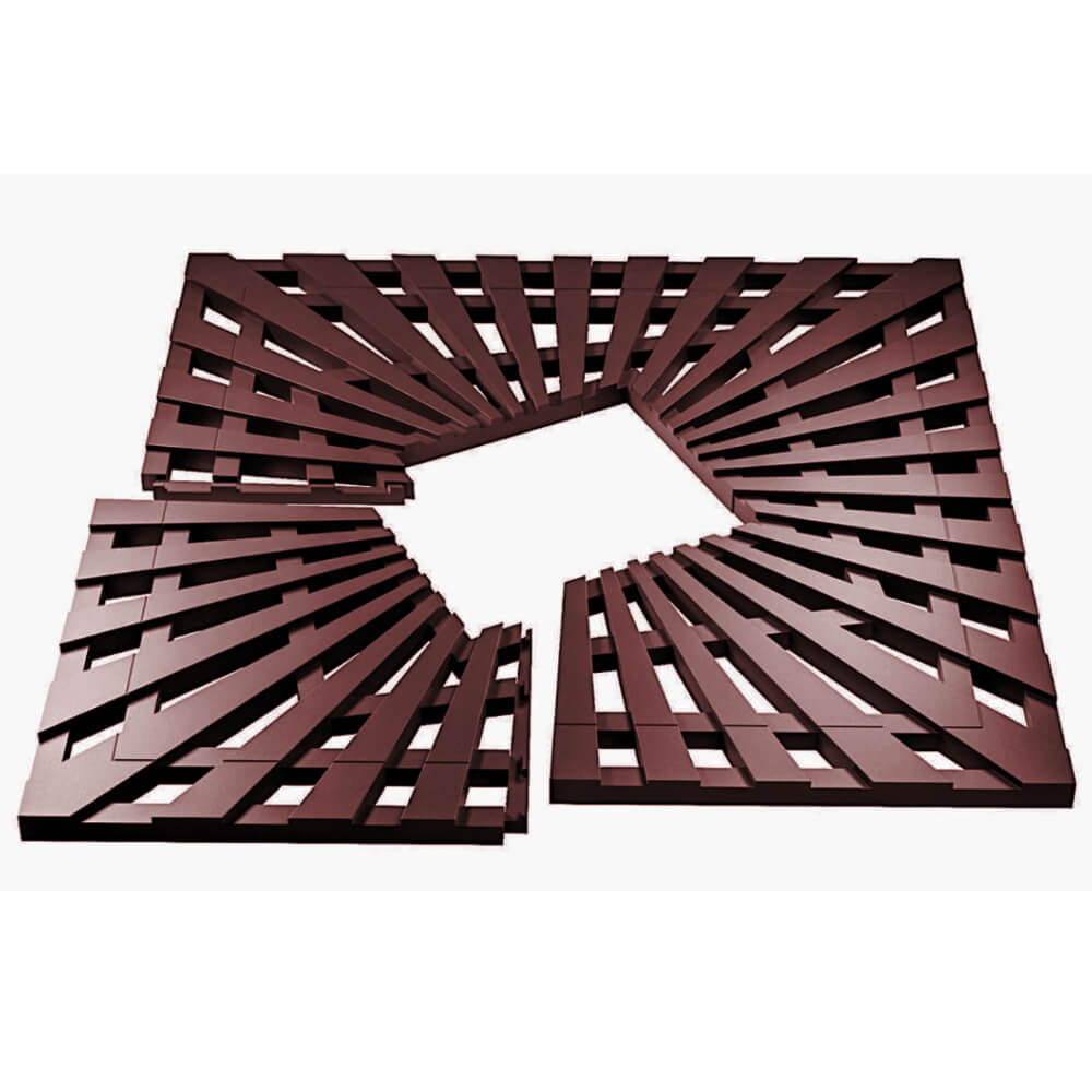 Приствольная решетка для дерева ZKING ATMOSPHERE 1.2х1.2м Коричневая в Саранске фото