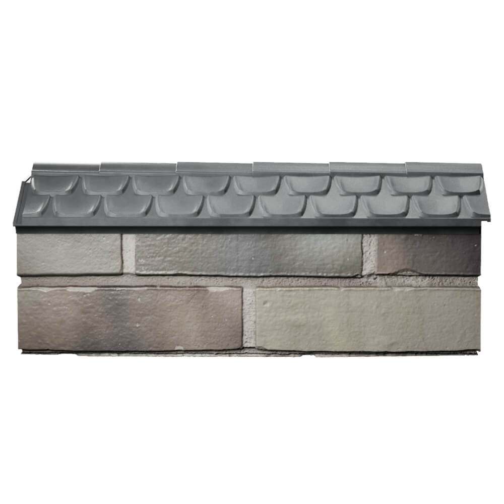 Парапет Zking Эльбрус Серый с посадкой на 0.5 кирпича (130мм) в Саранске фото