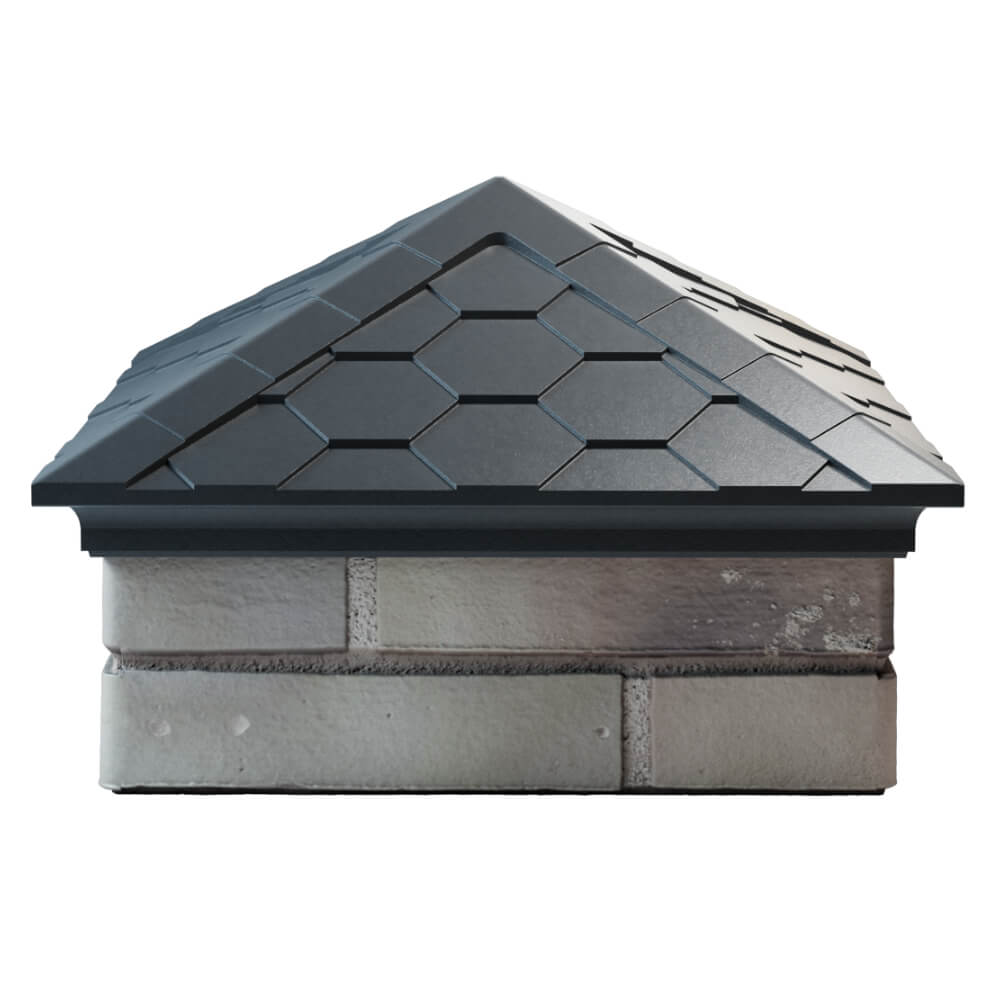 Колпак Zking Эверест Серый на столб 1.5х1.5 кирпича (390х390мм) Саранск фото