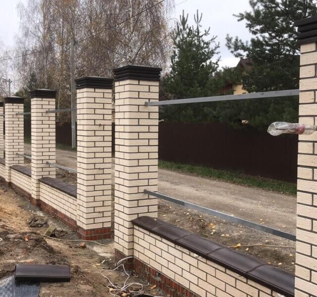 Колпак Zking Бона ХайТек Коричневый на столб 1.5х1.5 кирпича (385х385мм) в Саранске фото