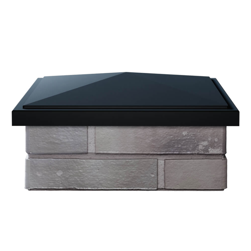 Колпак Zking БонаМоно Черный на столб 1.5х1.5 кирпича (385х385, 400х400мм) Саранск фото