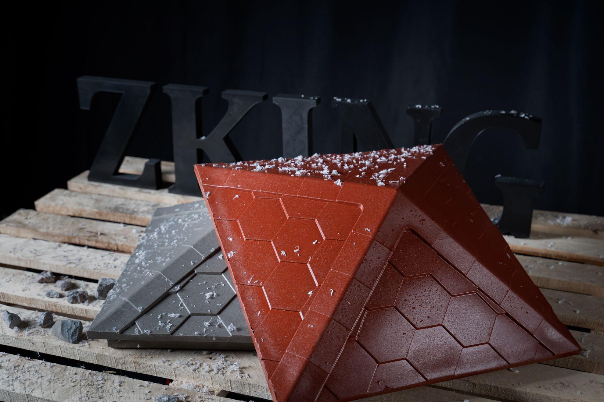 Колпак Zking Эверест Красный на столб 1.5х1.5 кирпича (390х390мм) в Саранске фото