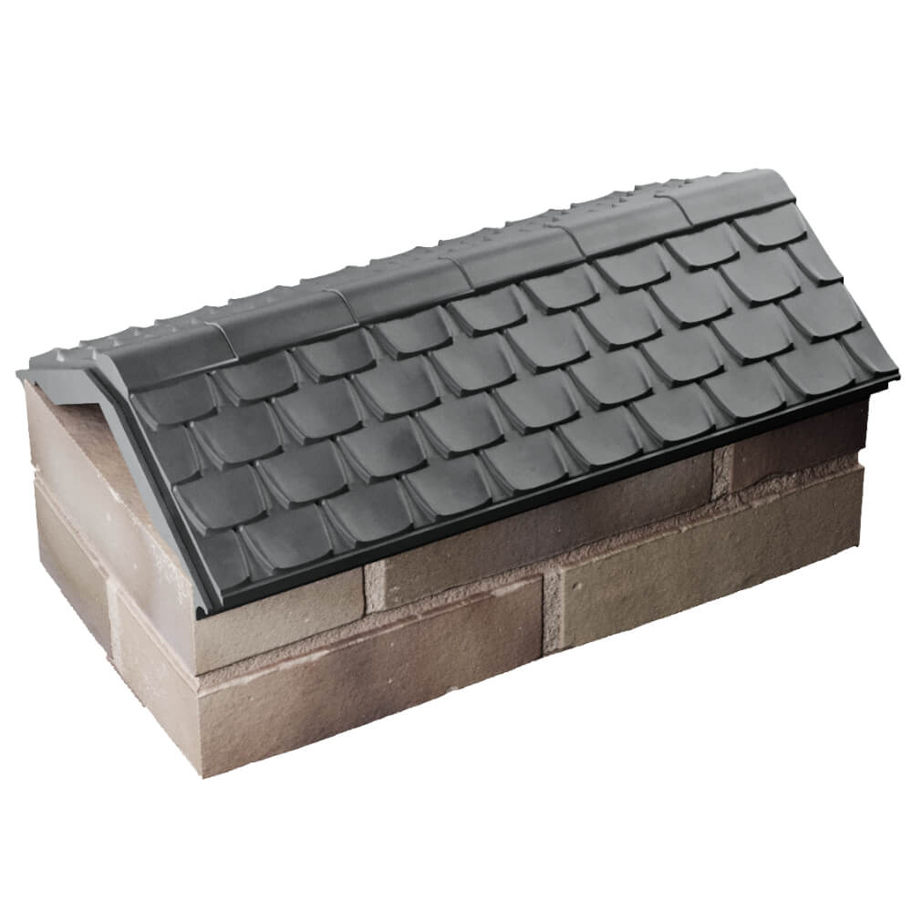 Парапет Zking Эльбрус Серый с посадкой на 1 кирпич (255мм) в Саранске фото