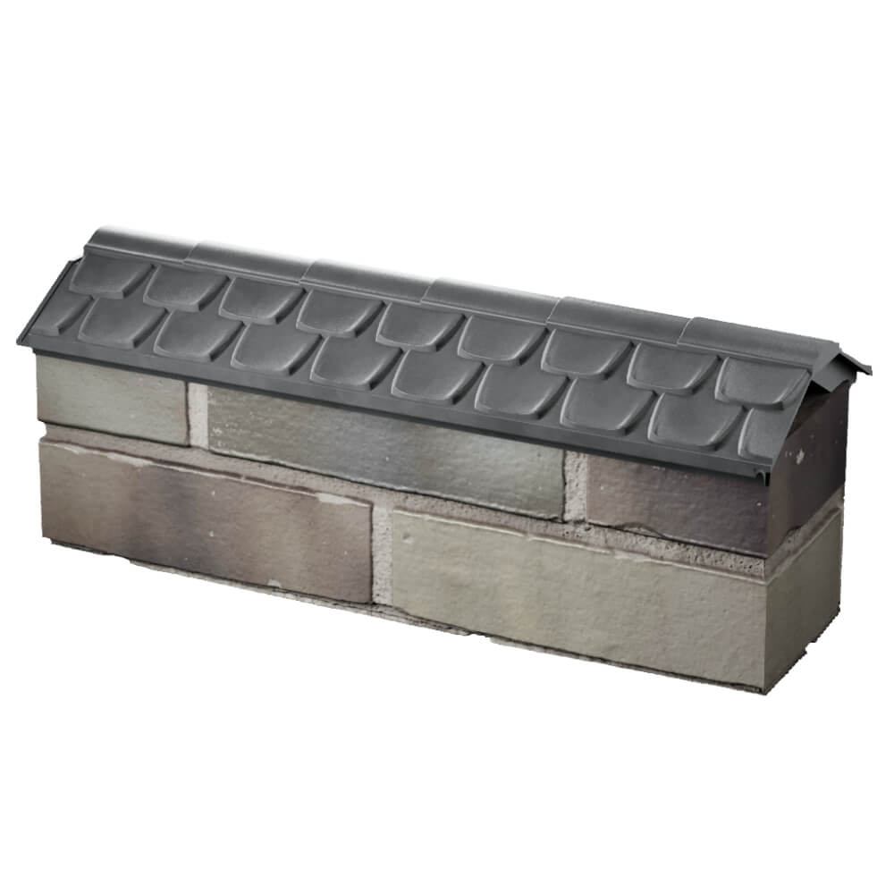 Парапет Zking Эльбрус Серый с посадкой на 0.5 кирпича (130мм) в Саранске фото