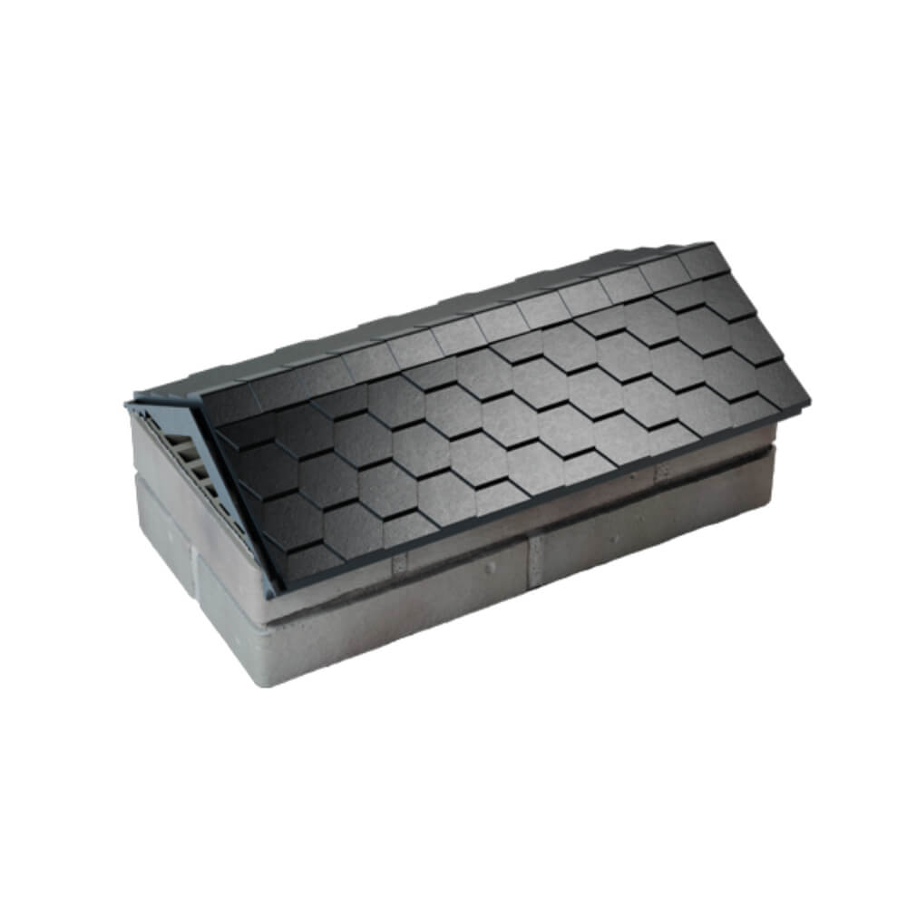 Парапет Zking Эверест Черный с посадкой на 1 кирпич (200/225/255мм) в Саранске фото