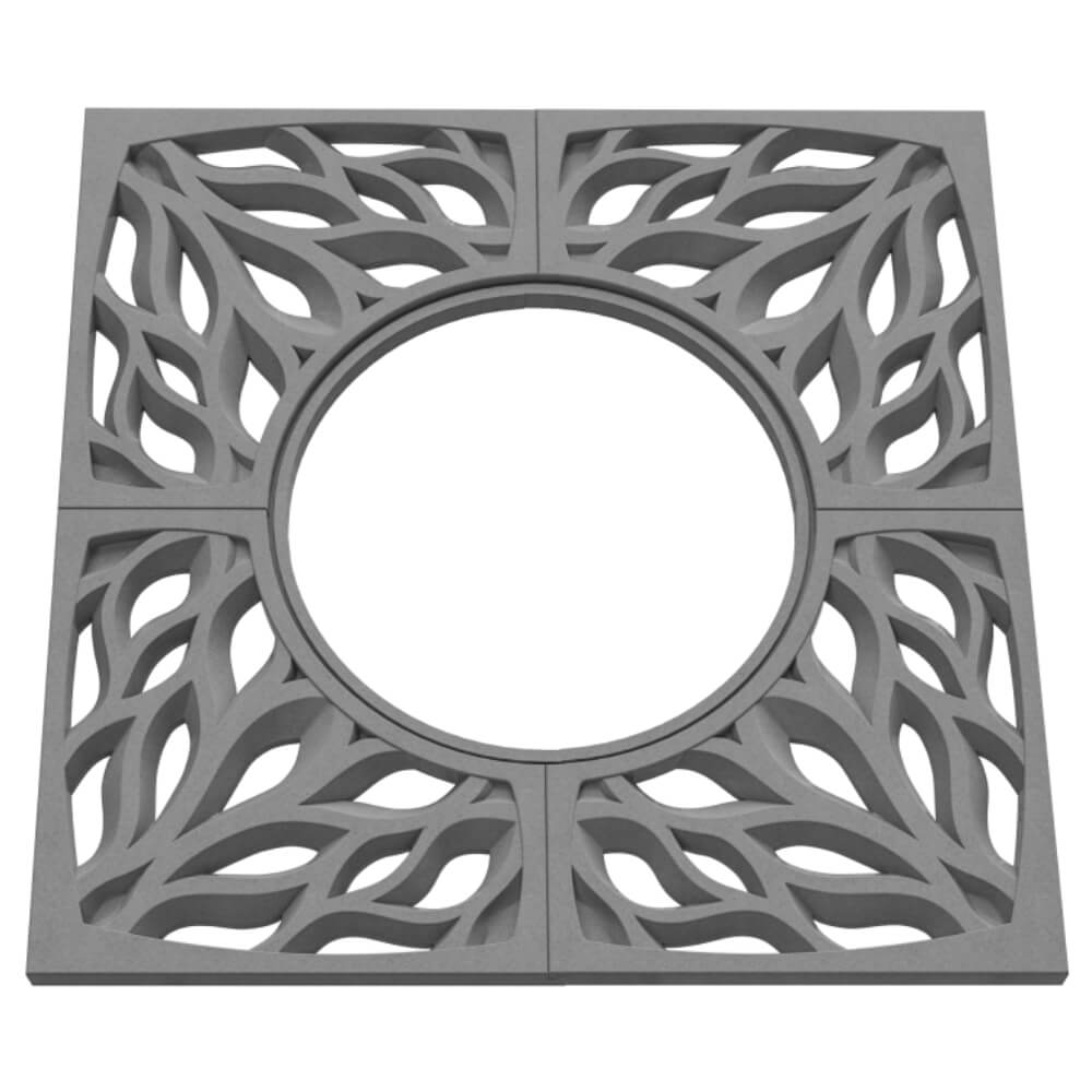 Приствольная решетка для дерева ZKING CRUST 1.2х1.2м Серая в Саранске фото