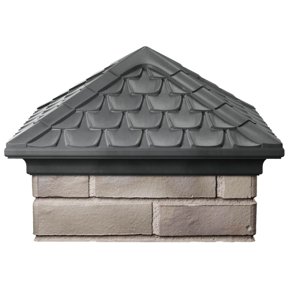 Колпак Zking Эльбрус Серый на столб 1.5х1.5 кирпича (385х385мм) Саранск фото