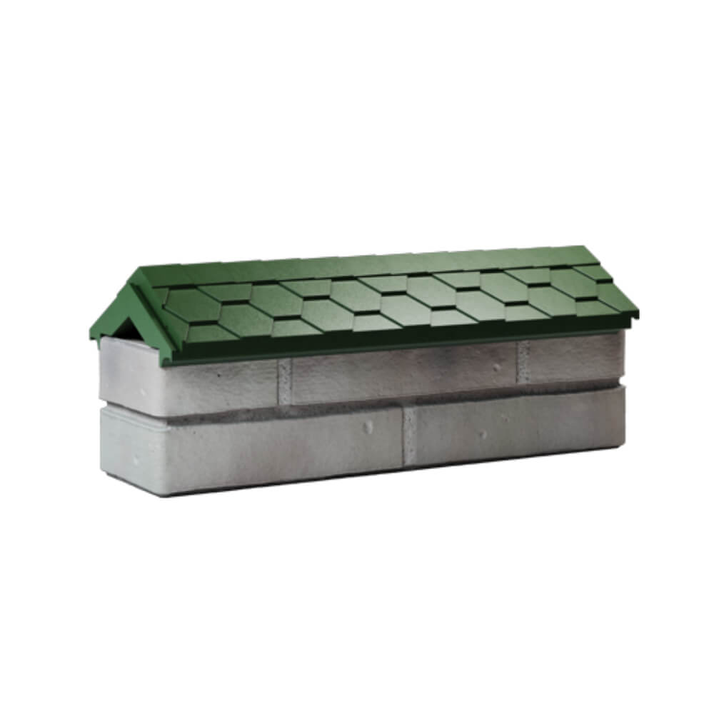 Парапет Zking Эверест Зеленый с посадкой на 0.5 кирпича (130мм) Саранск фото