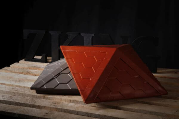 Колпак Zking Эверест Красный на столб 1.5х1.5 кирпича (390х390мм) в Саранске фото