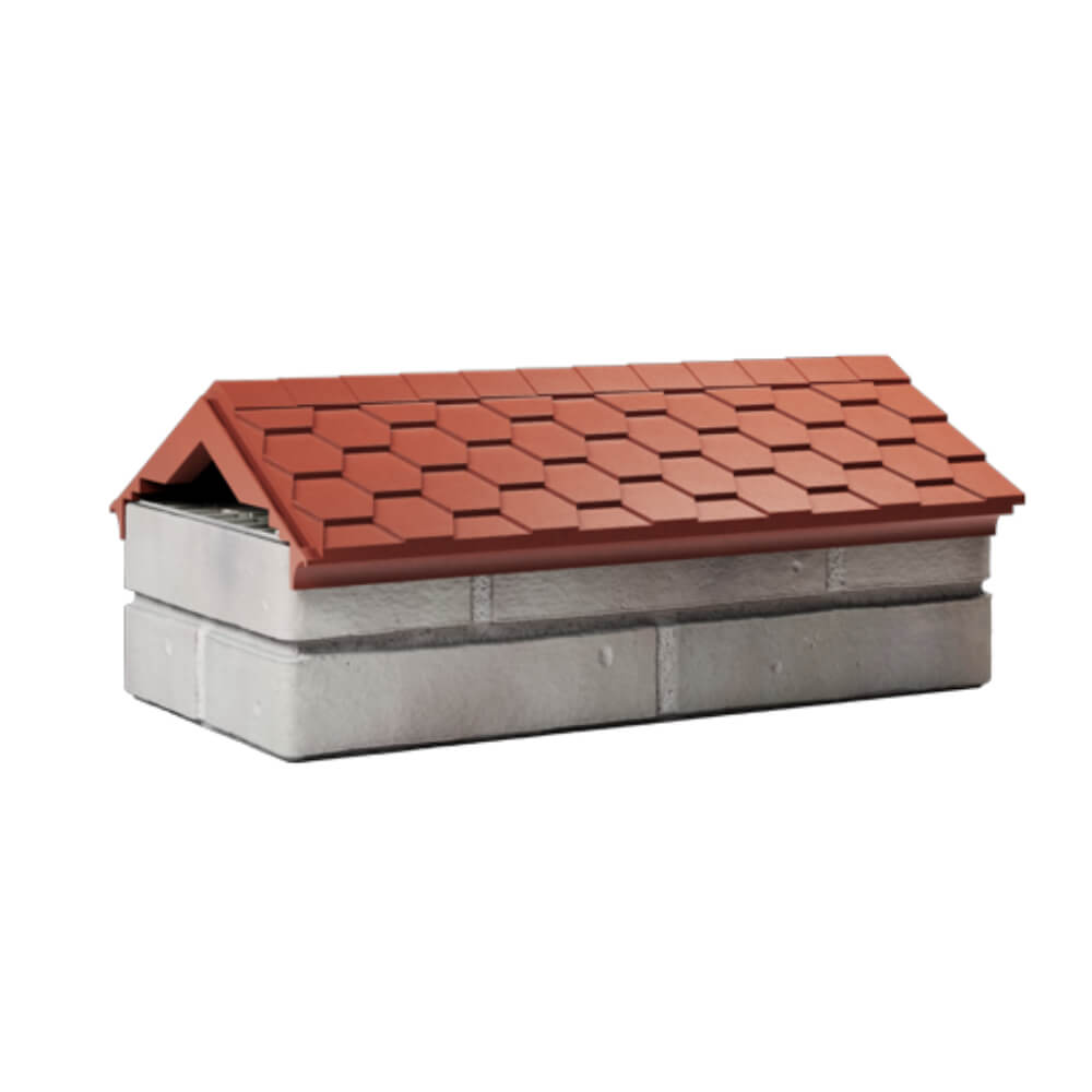 Парапет Zking Эверест Красный с посадкой на 1 кирпич (200/225/255мм) Саранск фото
