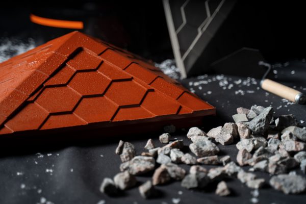 Колпак Zking Эверест Красный на столб 1.5х1.5 кирпича (390х390мм) в Саранске фото