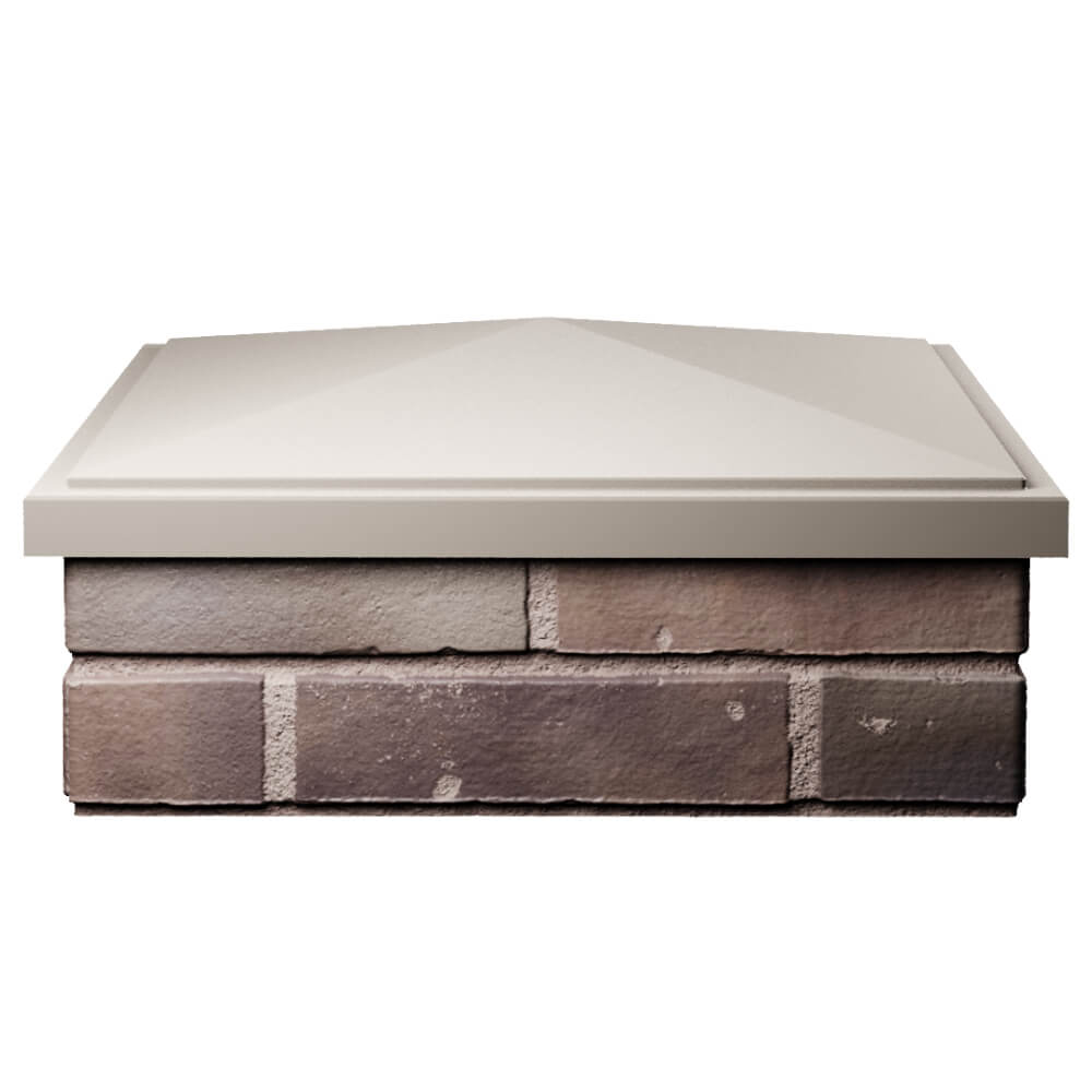 Колпак Zking БонаМоно Бежевый на столб 2х2 кирпича (515х515, 530х530мм) Саранск фото