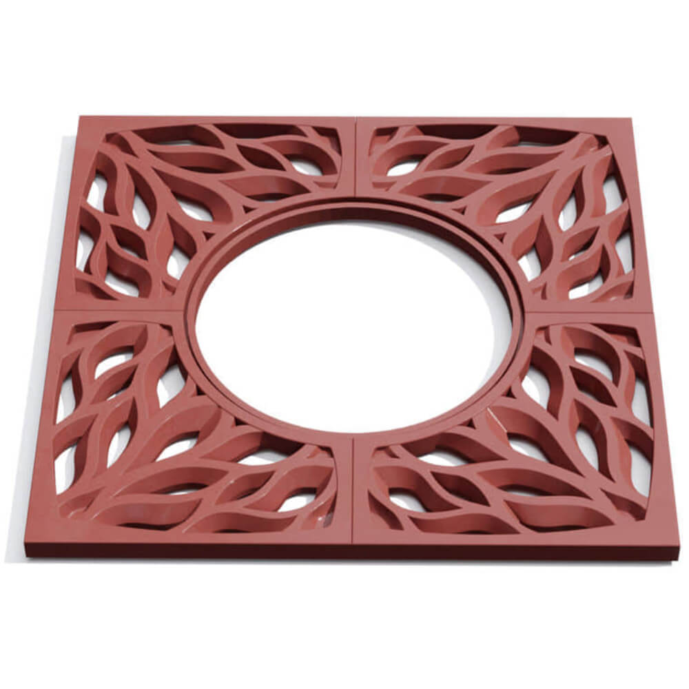 Приствольная решетка для дерева ZKING CRUST 1.2х1.2м Красная Саранск фото