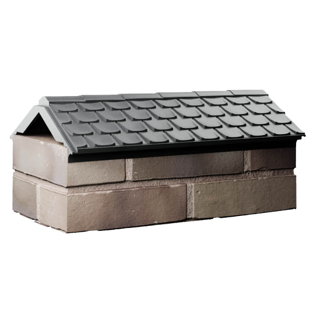 Парапет Zking Эльбрус Серый с посадкой на 1 кирпич (255мм) Саранск фото