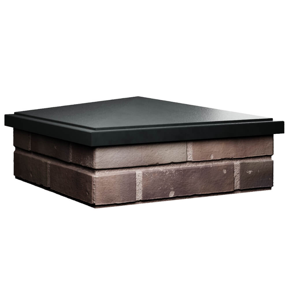 Колпак Zking БонаМоно Черный на столб 2х2 кирпича (515х515, 530х530мм) в Саранске фото