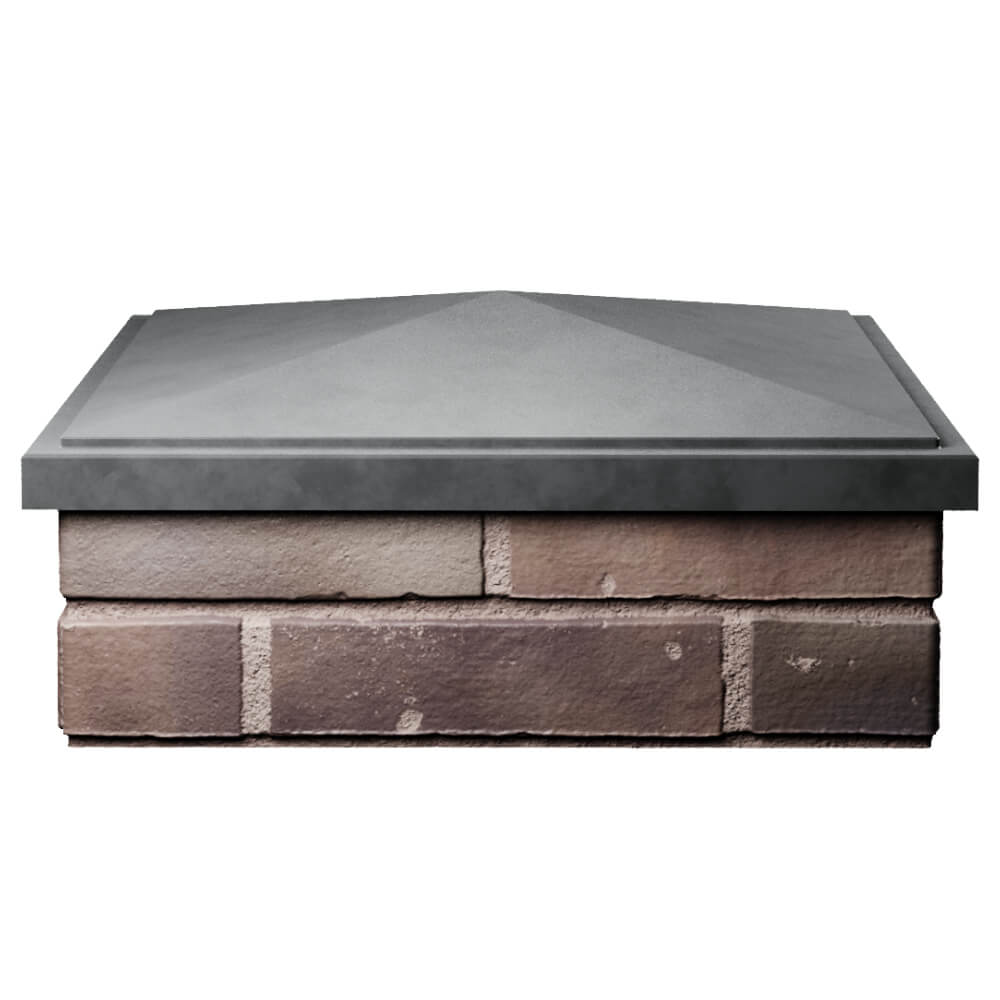 Колпак Zking БонаМоно Серый на столб 2х2 кирпича (515х515, 530х530мм) Саранск фото