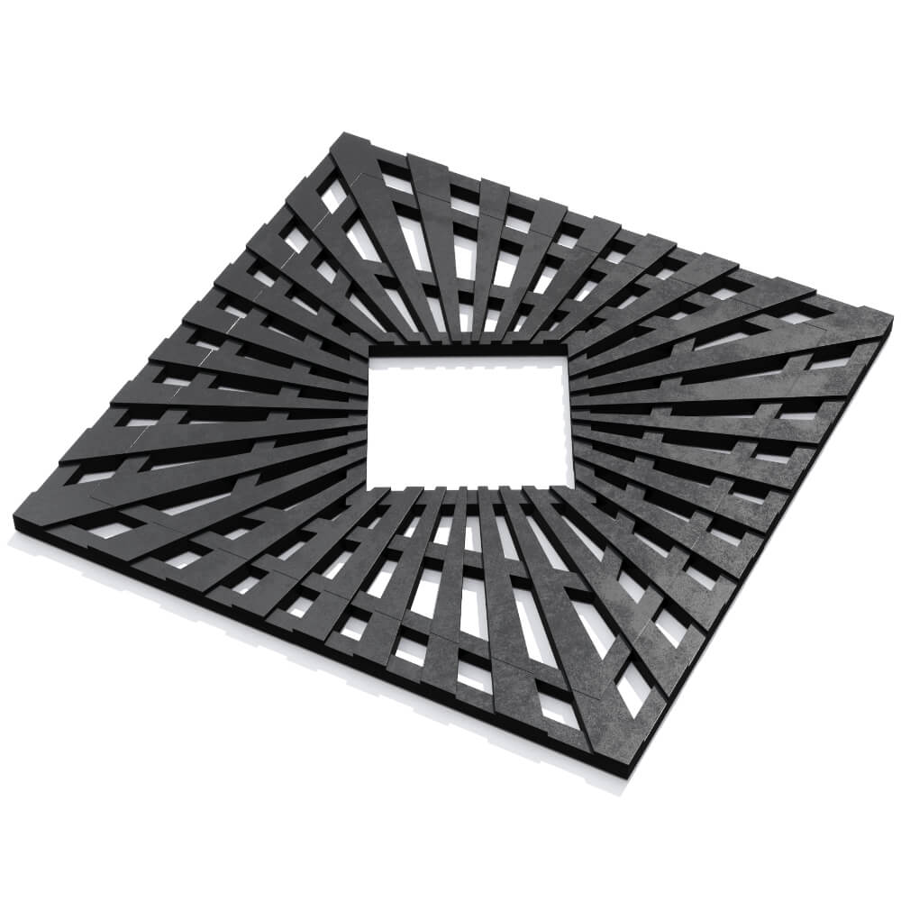 Приствольная решетка для дерева ZKING ATMOSPHERE 1.2х1.2м Черная в Саранске фото