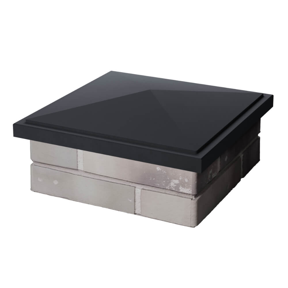 Колпак Zking БонаМоно Серый на столб 1.5х1.5 кирпича (385х385, 400х400мм) в Саранске фото