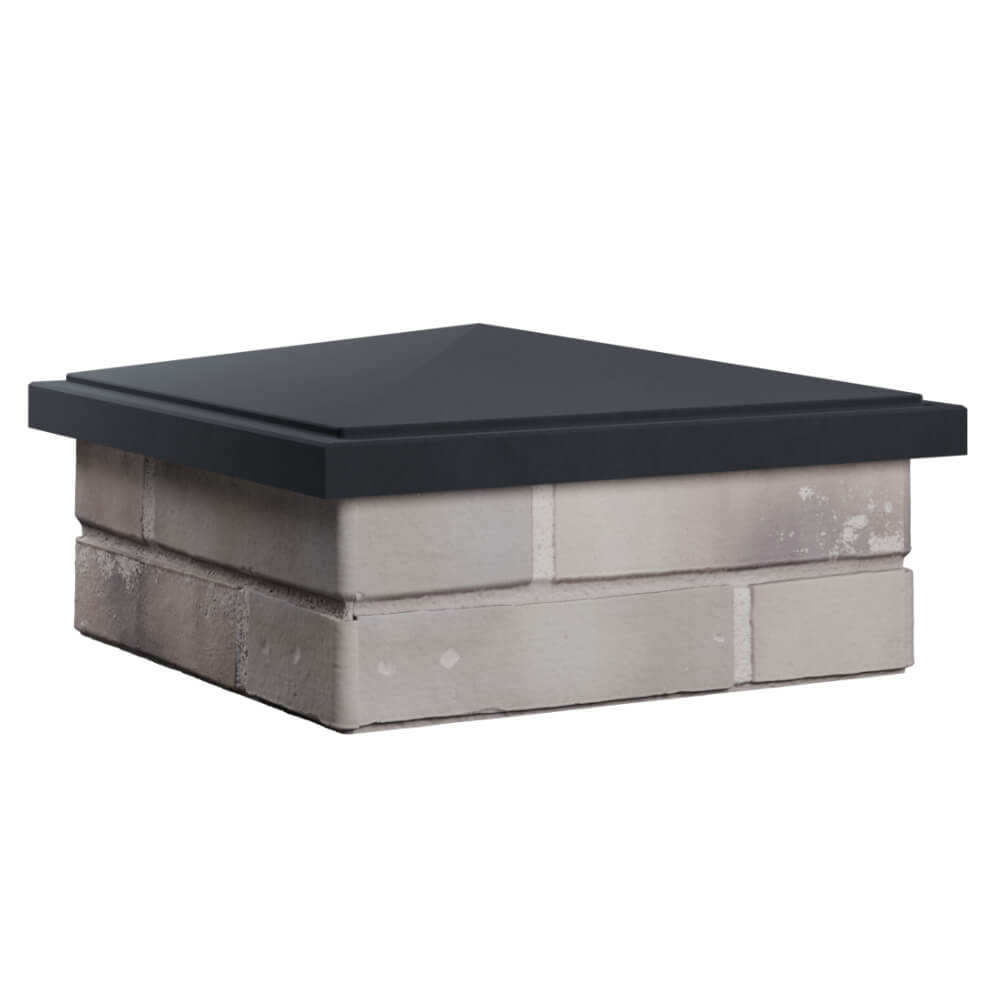 Колпак Zking БонаМоно Серый на столб 1.5х1.5 кирпича (385х385, 400х400мм) в Саранске фото