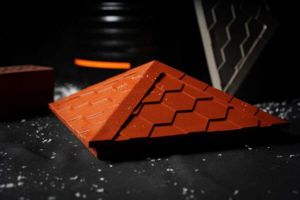 Колпак Zking Эверест Красный на столб 1.5х1.5 кирпича (390х390мм) в Саранске фото