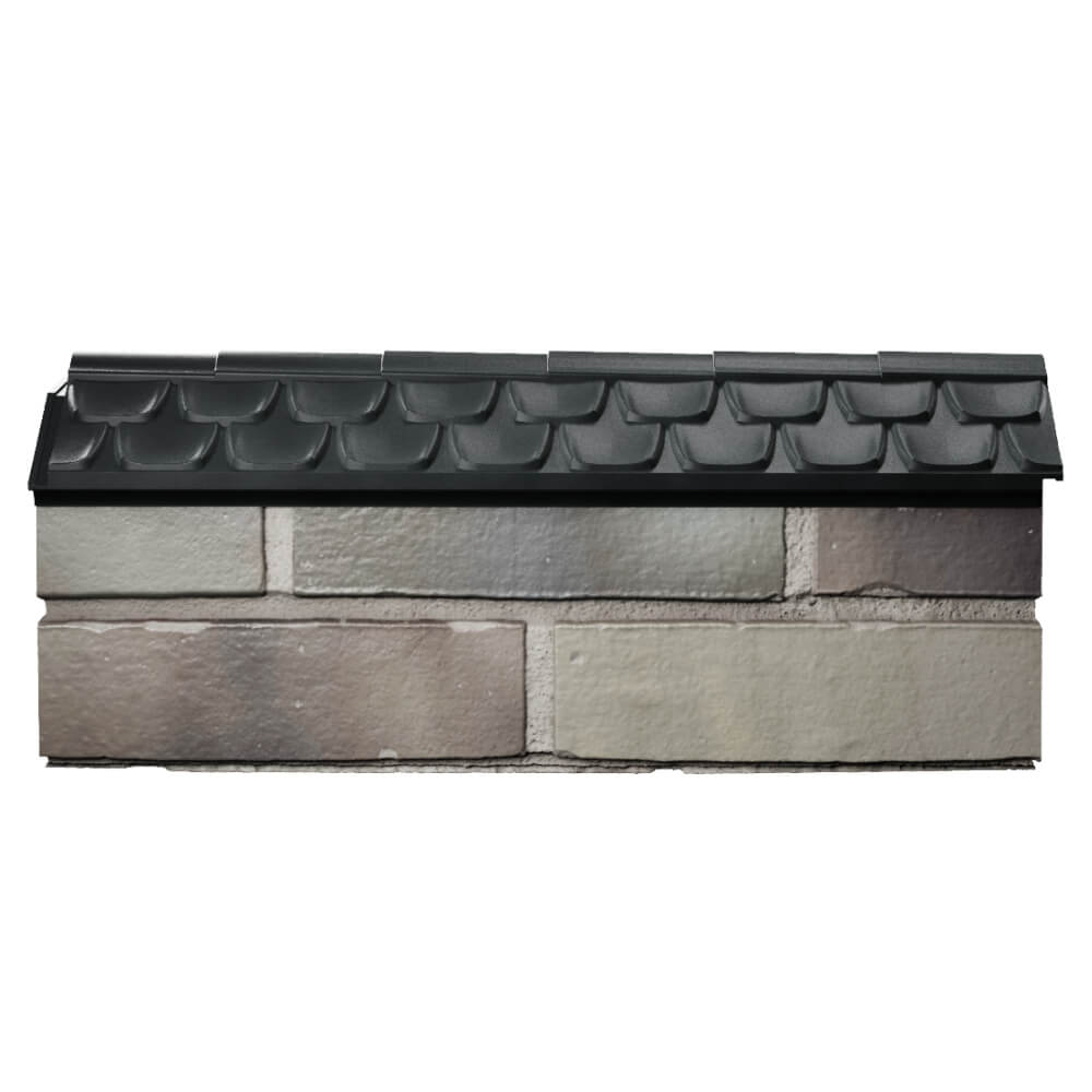 Парапет Zking Эльбрус Черный с посадкой на 0.5 кирпича (130мм) в Саранске фото