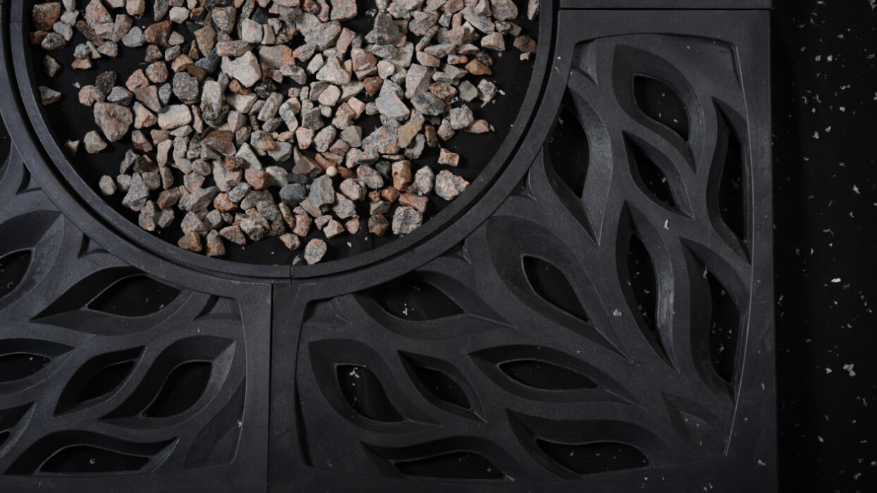 Приствольная решетка для дерева ZKING CRUST 1.2х1.2м Черная в Саранске фото